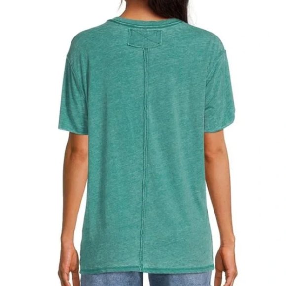 NWT Free People Vella Tee / Cypress - Picture 3 of 4